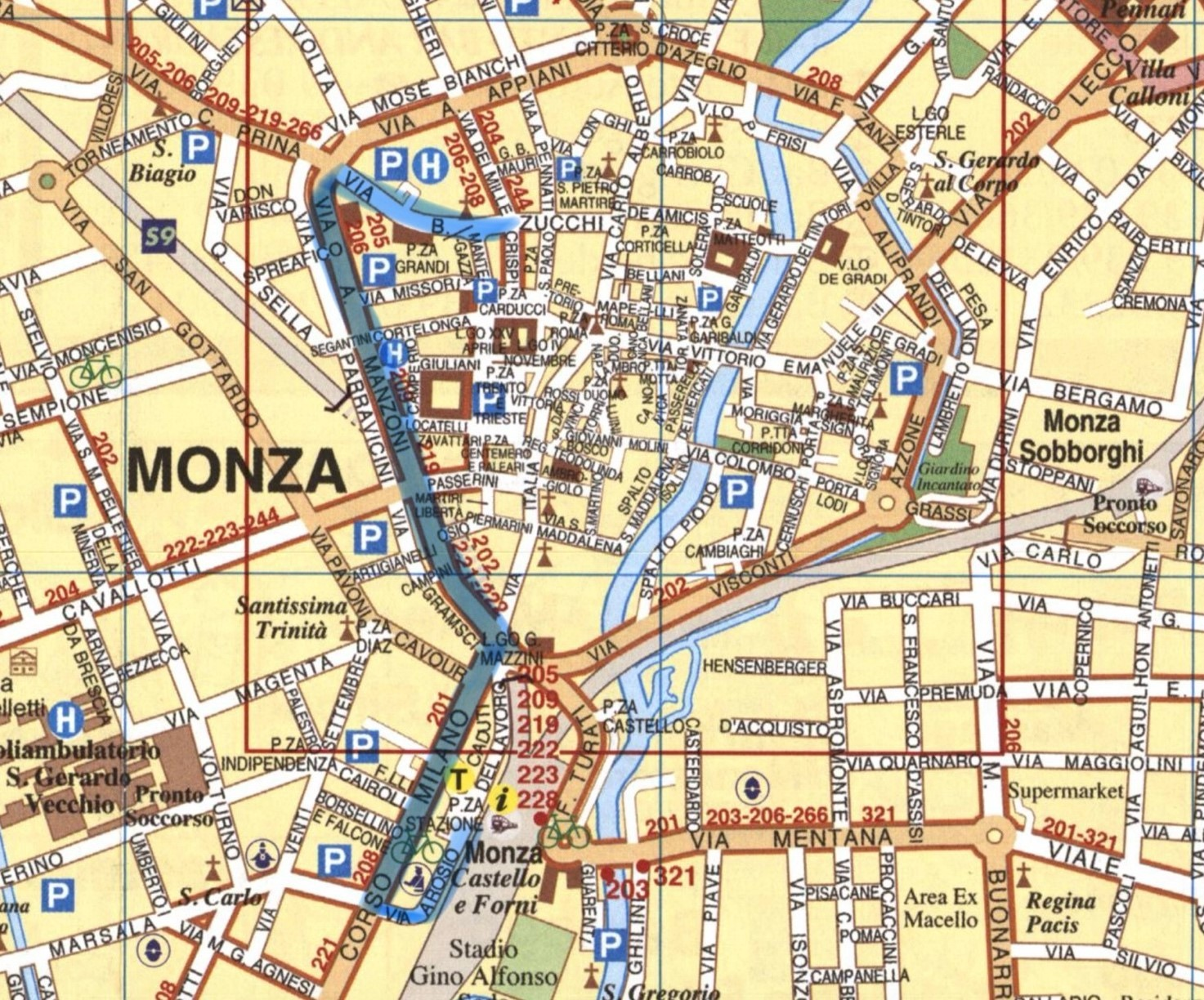 Stazione Arosio → Clinica Zucchi